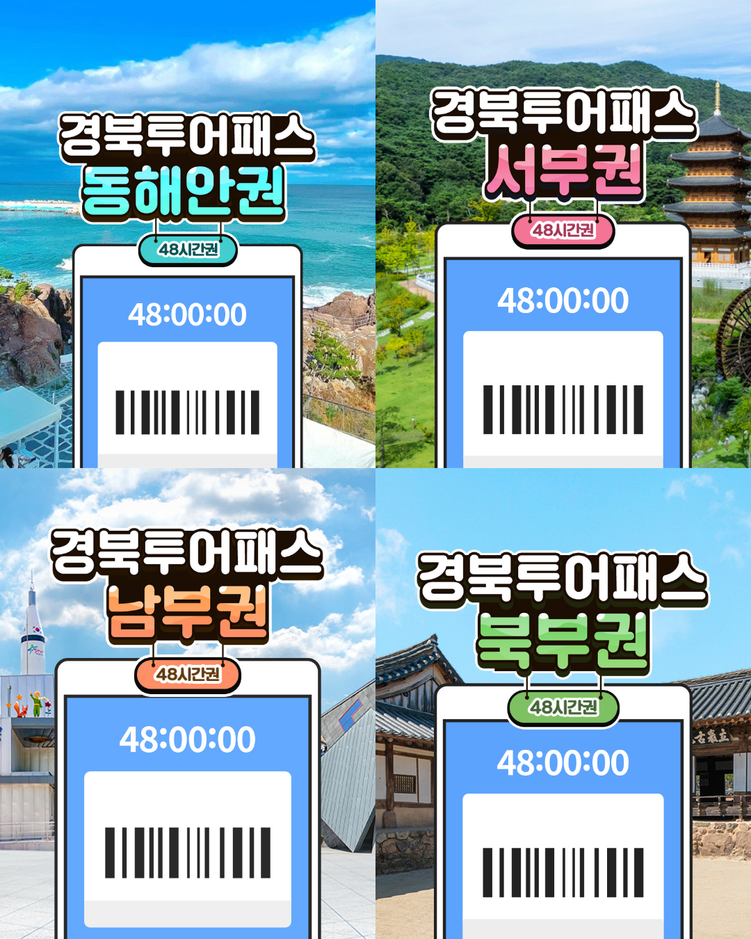 경북투어패스 권역권
